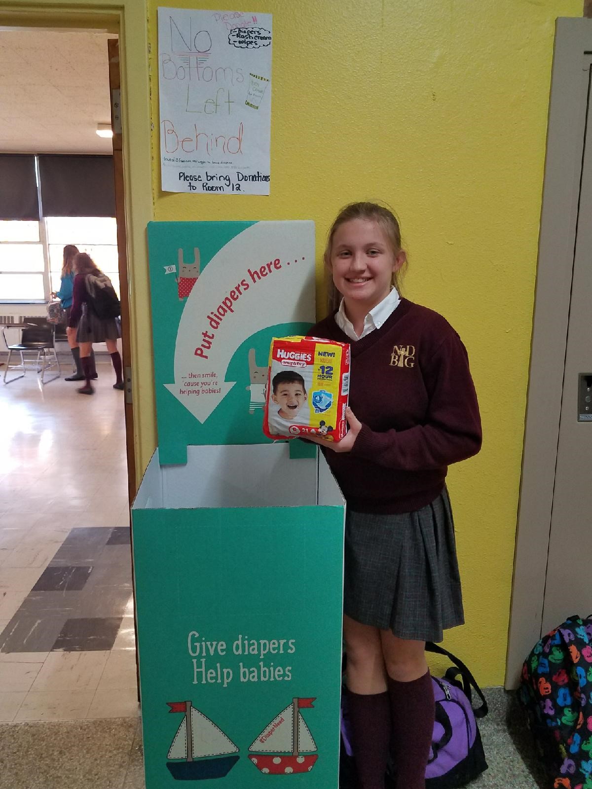 "No Bottom Left Behind" - Diaper Drive Underway Now "No Bottom Left Behind" - Diaper Drive Underway Now